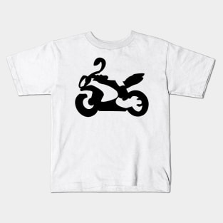 Motorbike Rider Kids T-Shirt